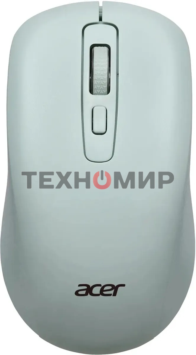 Мышь беспроводная Acer OMR309 зеленый, 1600 dpi, радиоканал, USB, кнопки - 4