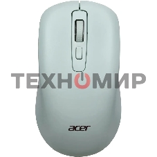 Мышь беспроводная Acer OMR309 зеленый, 1600 dpi, радиоканал, USB, кнопки - 4