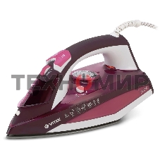 Утюг Vitek Luxure 1215-VT-03 2400Вт бордовый/белый