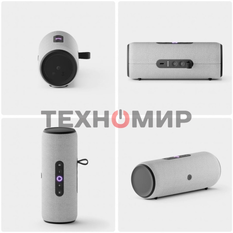 Умная колонка Яндекс Станция Стрит, 30Вт, 2.0, Wi-Fi, Bluetooth 5.0, Алиса, серый