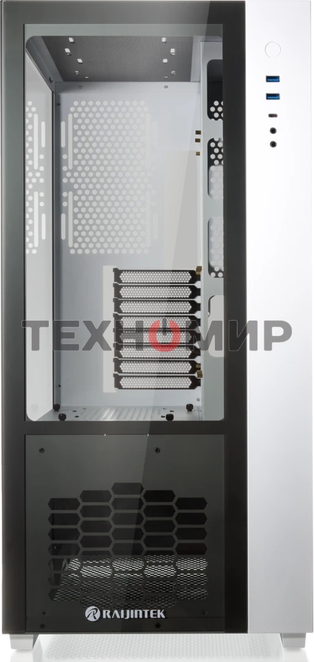 Компьютерный корпус Raijintek PAEAN PREMIUM белый 0R20B00209, Aluminum, ATX/MICRO ATX/MINI-ITX, USB 3.0x2, Type Cx1, HD Audiox1