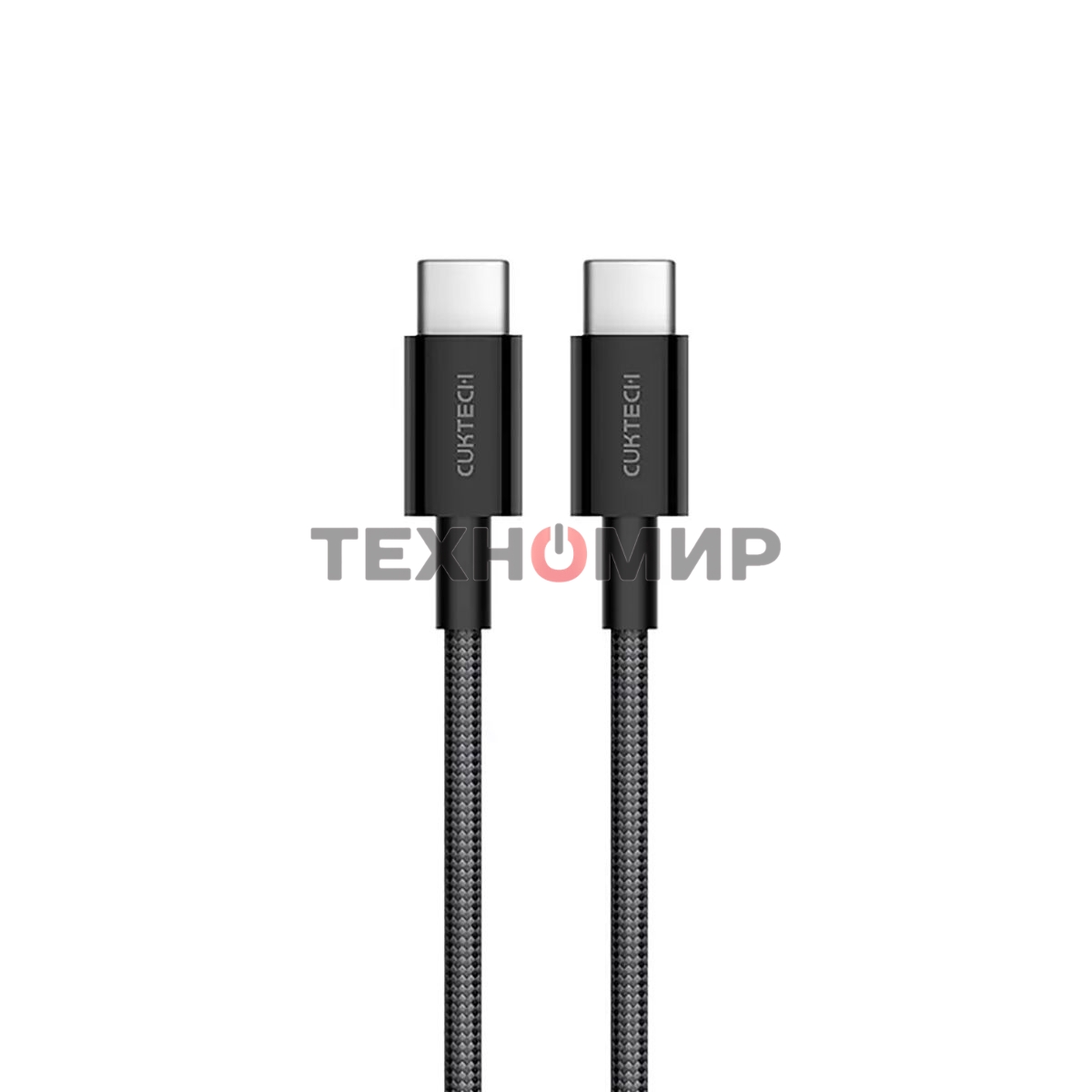 Кабель USB CukTech Type-C to Type-C braided cable（1.5m）3A 60W черный CTC315P