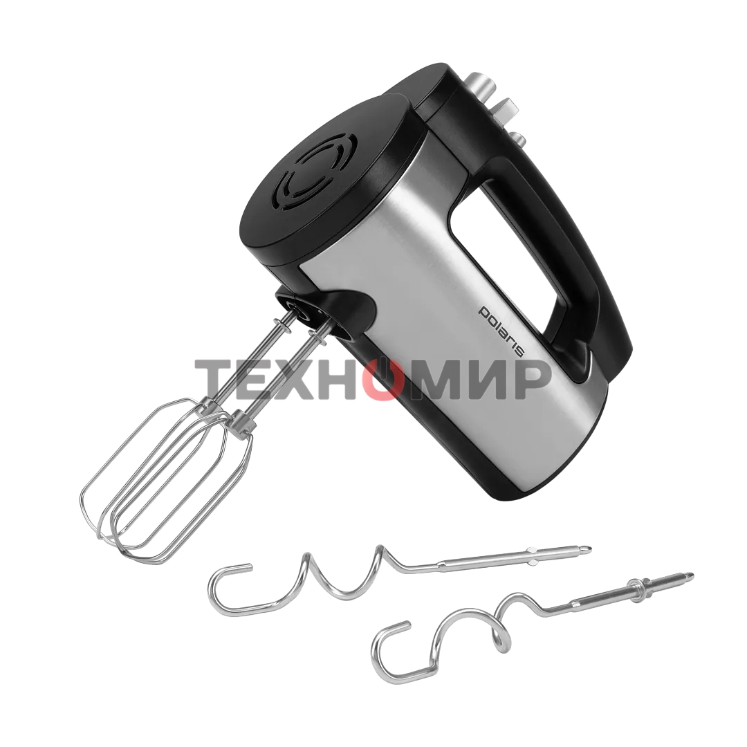 Миксер Polaris PHM-5009А (500вт,6 скор.режима)НЕРЖ.