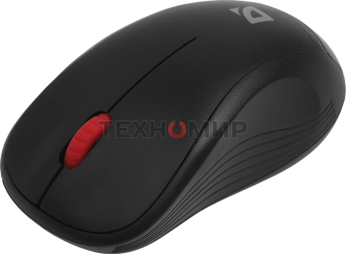 Мышь беспроводная Defender Bit MB-205 черный, 1200 dpi, радиоканал, USB, кнопки - 3