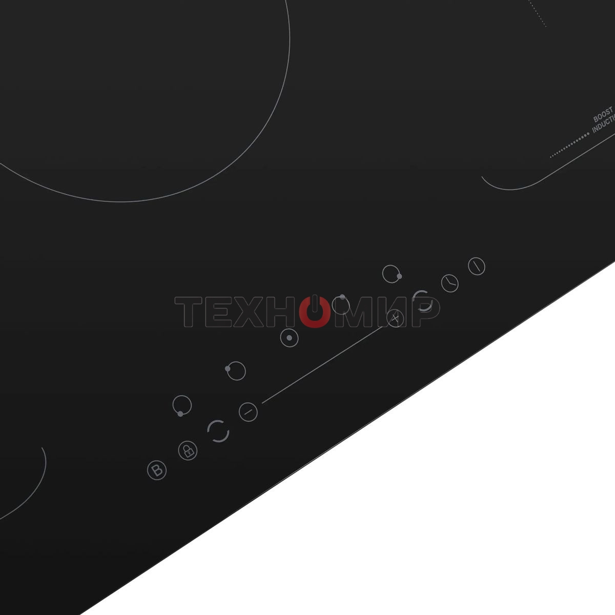 Индукционная варочная панель Maunfeld EVI.775-FL2-BK, конфорок: 5 шт., стеклокерамика, независимая, черный