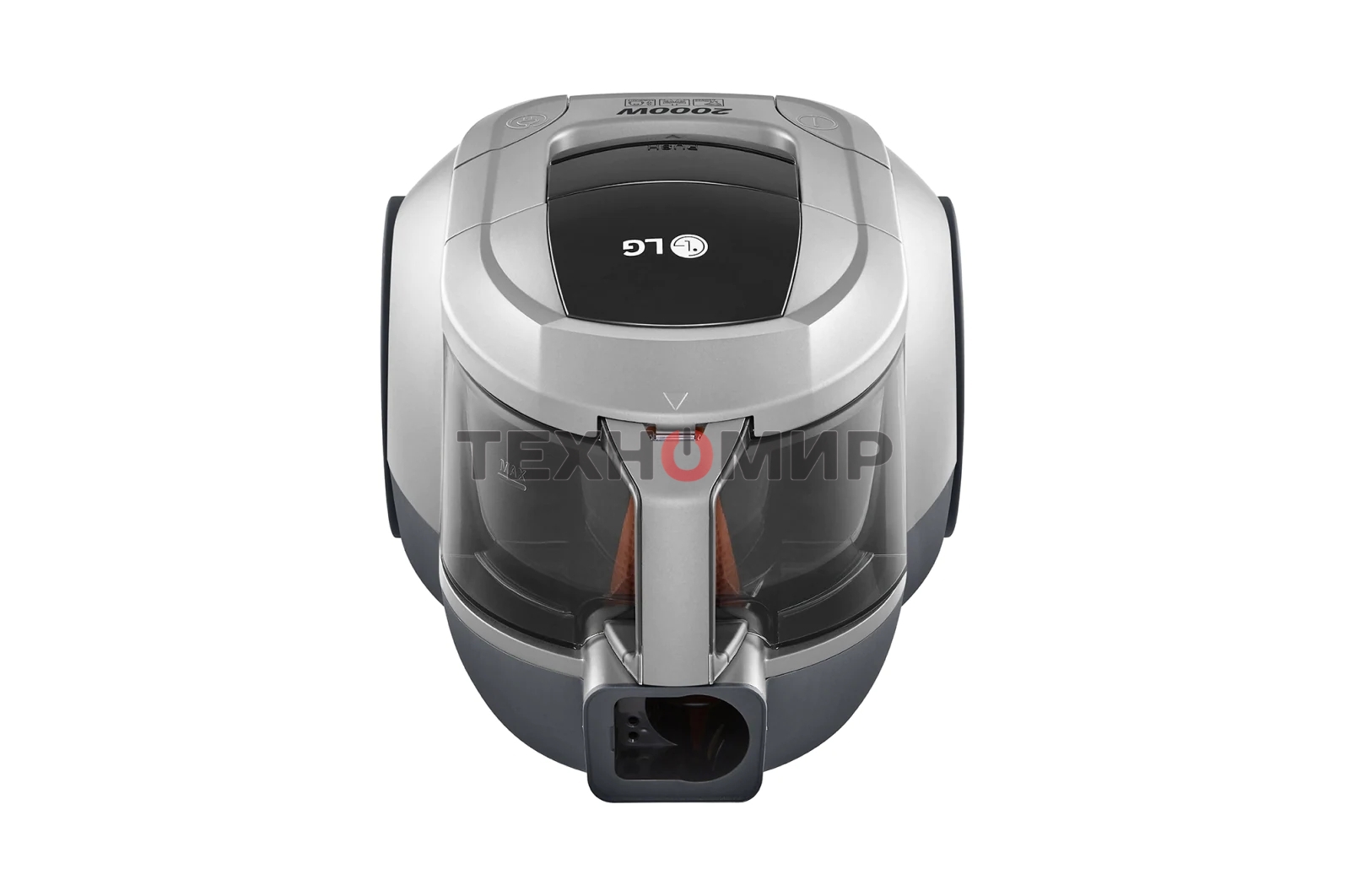 Пылесос LG VC5420NNTS серебристый/черный, 380/2000 Вт, уборка сухая, пылесборник контейнер 1.3 л