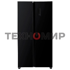 Холодильник Kraft KF-MS4801BI черный двухкамерный, 316/164 л, морозилка сбоку, No Frost, Side-by-Side