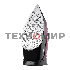 Утюг Galaxy Line GL 6132, розовый с черным, паровой, 2800 Вт, керамическое покрытие EasyGlide, функции: самоочистка, антикапля, антинакипь, указатель максимального уровня воды, индикатор нагрева, вертикальное отпаривание, паровой удар, регулировка подачи 