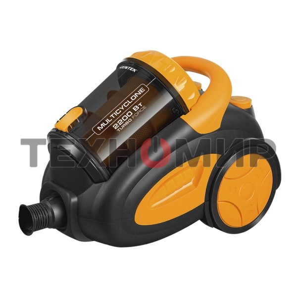 Пылесос Centek CT-2520 Orange оранжевый/черный, 400/2200 Вт, уборка сухая, пылесборник циклонный фильтр 2 л