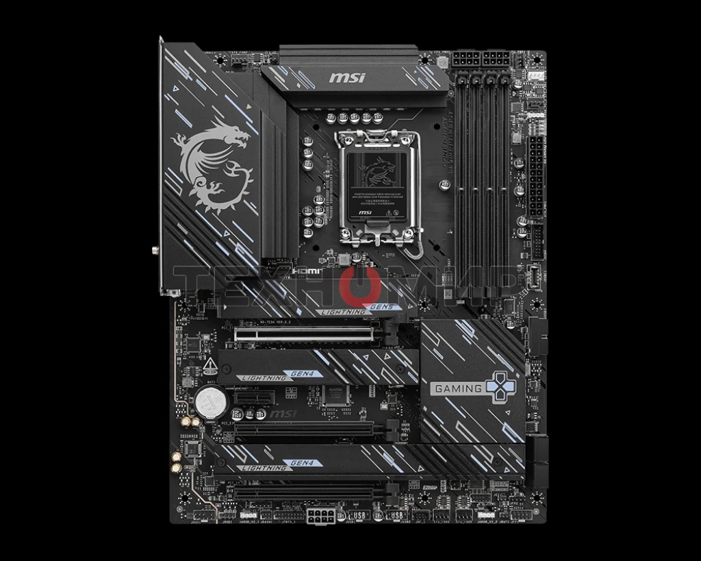 Материнская плата MSI Z890 GAMING PLUS WIFI, LGA 1851, Intel Z890, 4xDDR5, 4xSATA, 4xM.2, 1xPCIe 5.0 x16, 2xPCIe 4.0 x4, 1xPCIe x1, 1xHDMI, 1xDP, 1xUSB-C Thunderbolt 4, 1xUSB-C 3.2 Gen 2, 1x 5Gb LAN, 1xUSB-A 3.2 Gen 2, 2xUSB-A 3.2 Gen 1, 4xUSB-A 2.0, 3x3.