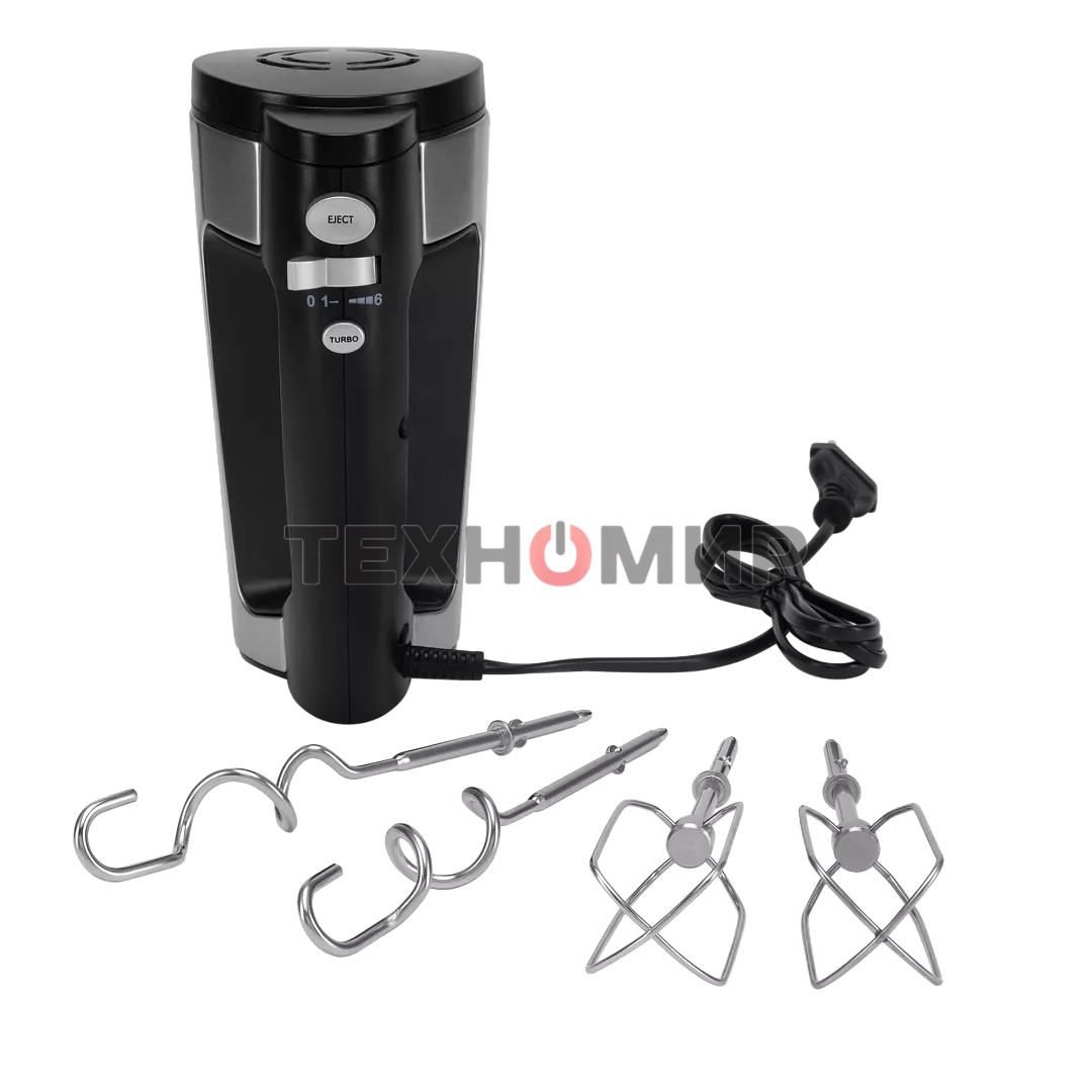 Миксер Polaris PHM-5009А (500вт,6 скор.режима)НЕРЖ.