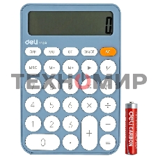 Калькулятор настольный Deli EM124BLUE синий 12-разр.