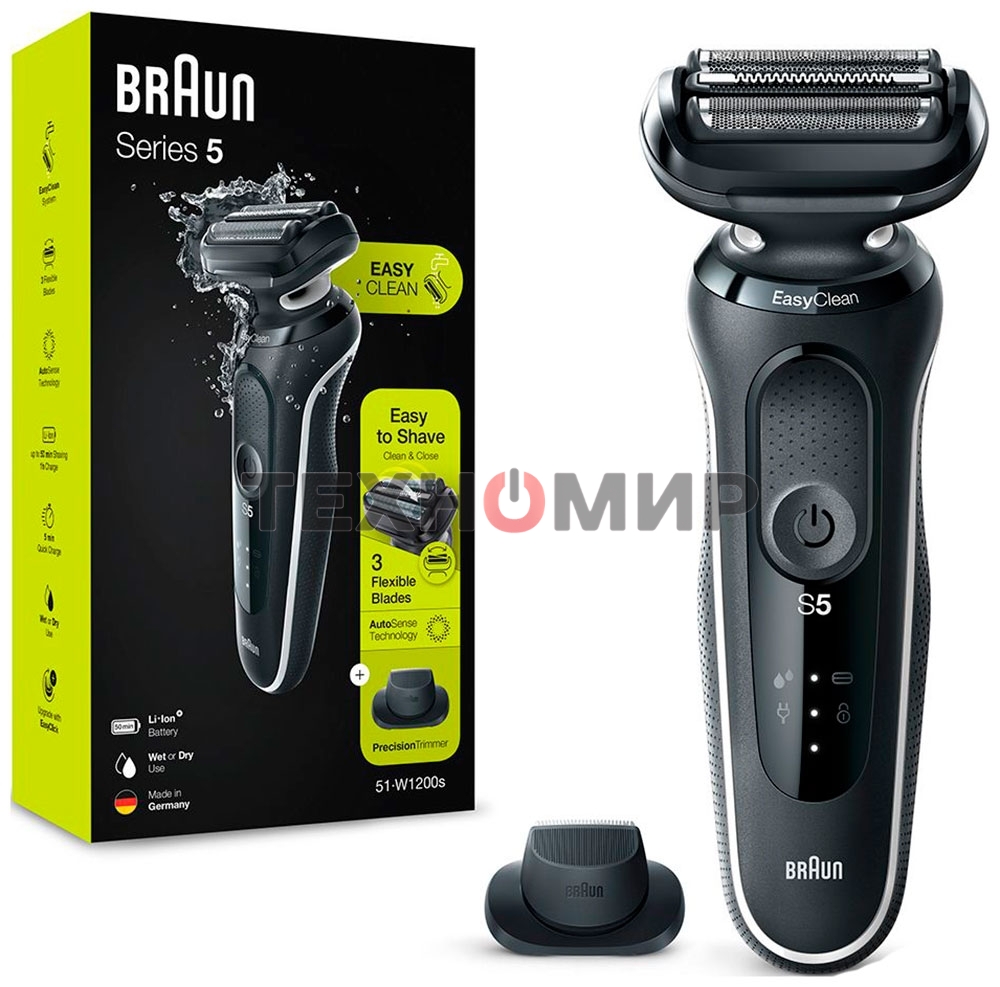 Электробритва Braun S5 51-W1200S Black/White Wet&Dry