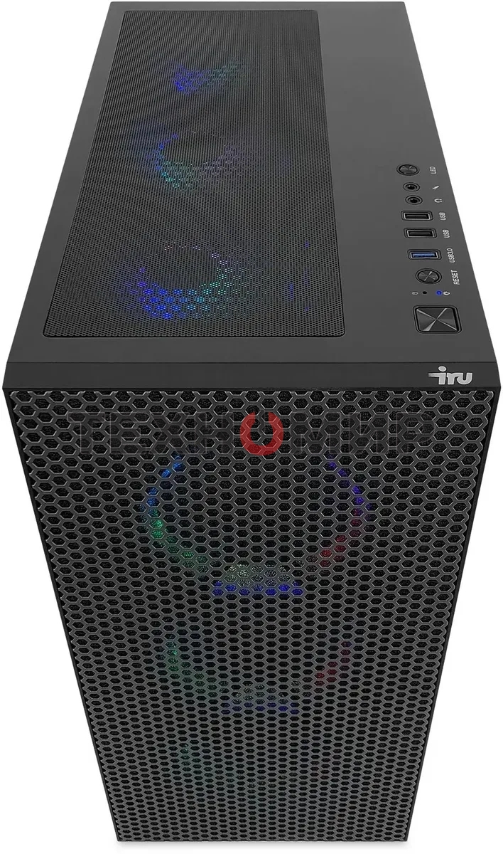 Компьютер IRU Tactio 510B7GP TWR i7 13700F (2.1) 32Gb SSD1Tb RTX5060TI 8Gb FreeDOS GbitEth 650W черный (RUS) (2146239)