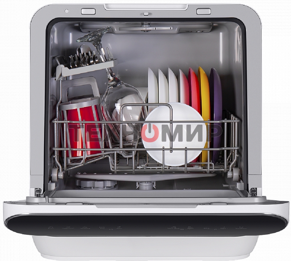 Посудомоечная машина Maunfeld MWF07IM, белый, 42 см, 3 компл., 58 дБ, класс B
