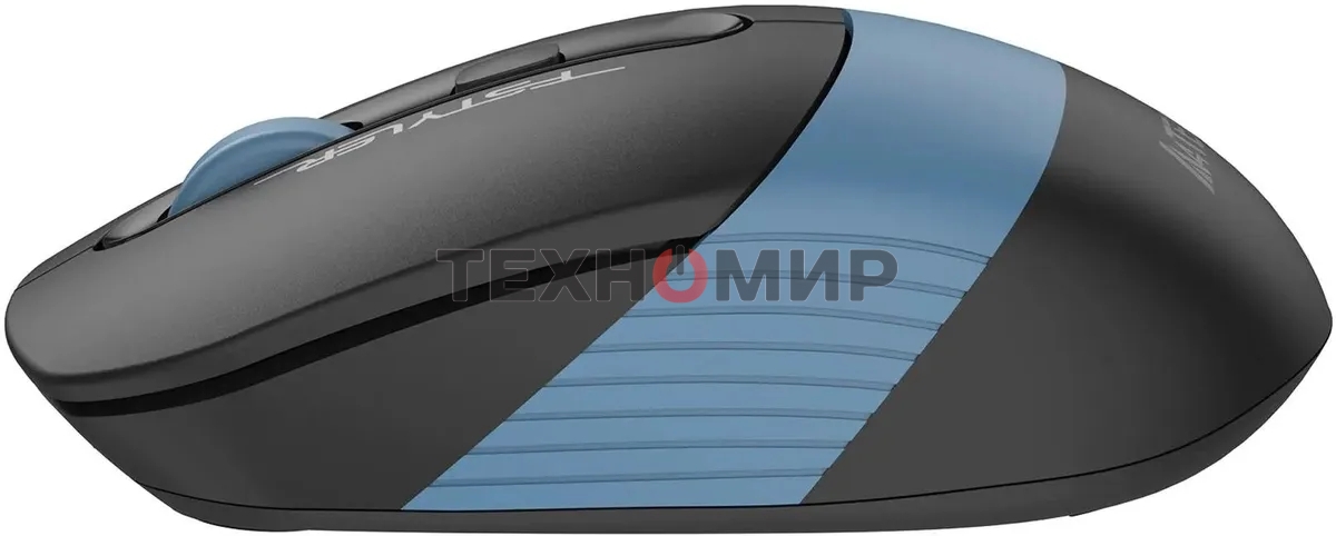 Мышь беспроводная A4Tech Fstyler FB10CS черный/синий, 2000 dpi, радиоканал, Bluetooth, USB, кнопки - 4