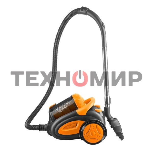 Пылесос Centek CT-2520 Orange оранжевый/черный, 400/2200 Вт, уборка сухая, пылесборник циклонный фильтр 2 л