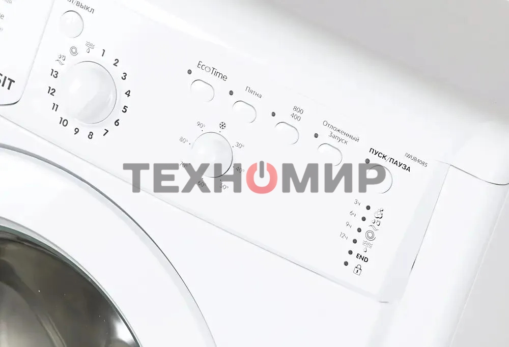 Стиральная машина Indesit IWUB 4085 (CIS) белый, загр. фронтальная макс.: 4 кг 800 об/мин класс: А