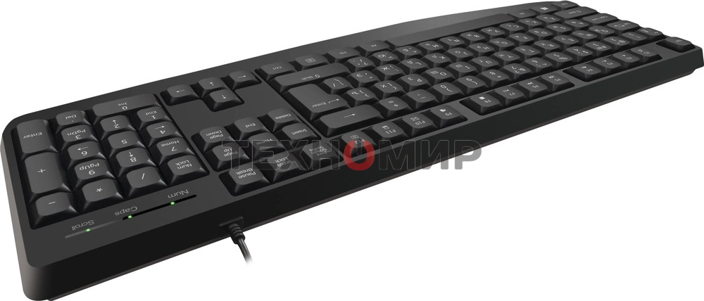 Клавиатура проводная Defender Atom HB-546, USB, черный