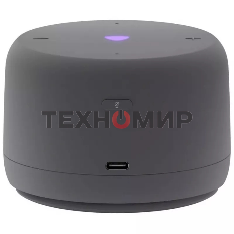 Умная колонка Яндекс Станция Лайт 2 с Алисой, без часов, 6 Вт, модель YNDX-00028 (серый)