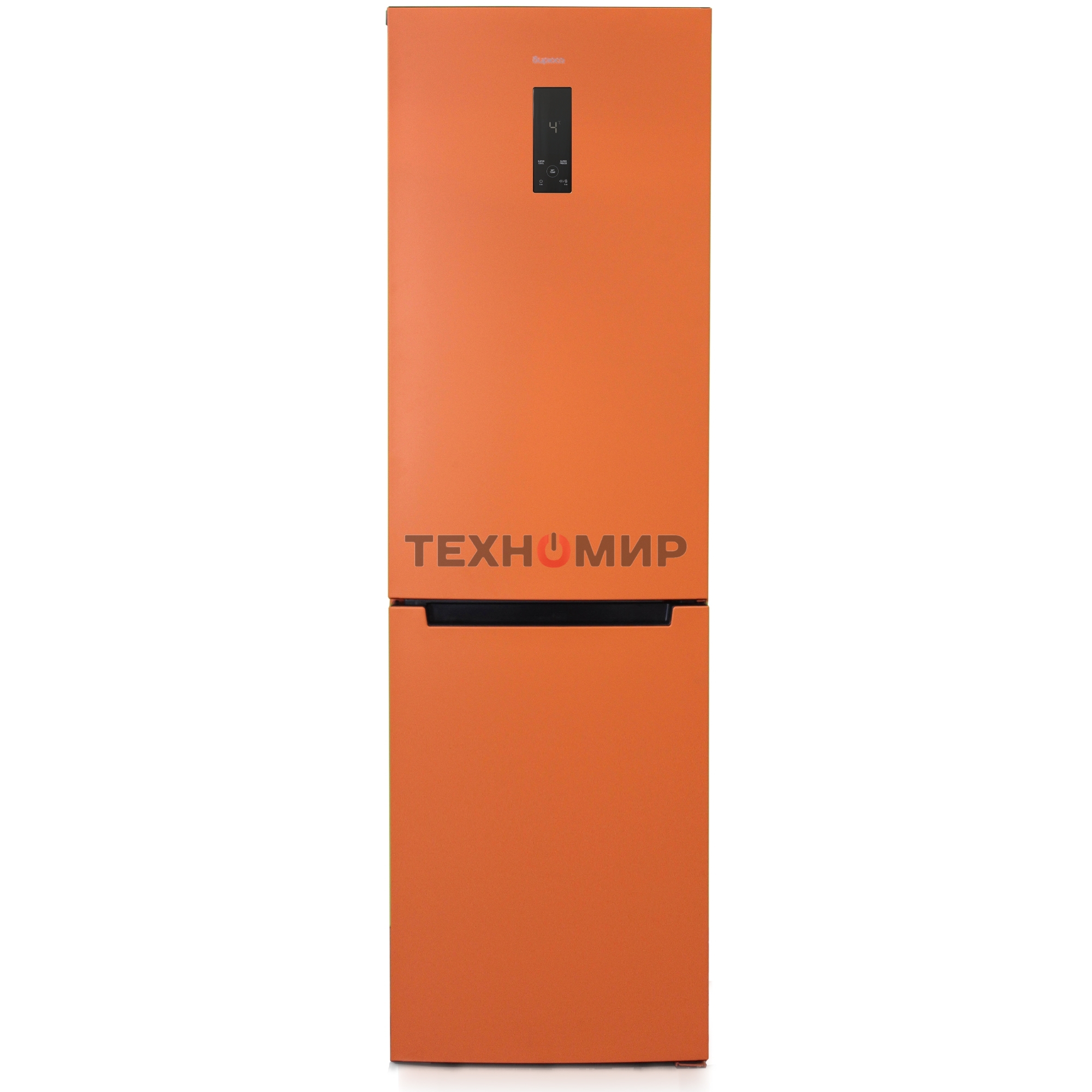 Холодильник Бирюса Б-T980NF оранжевый двухкамерный 240/130 л морозильник снизу, No Frost