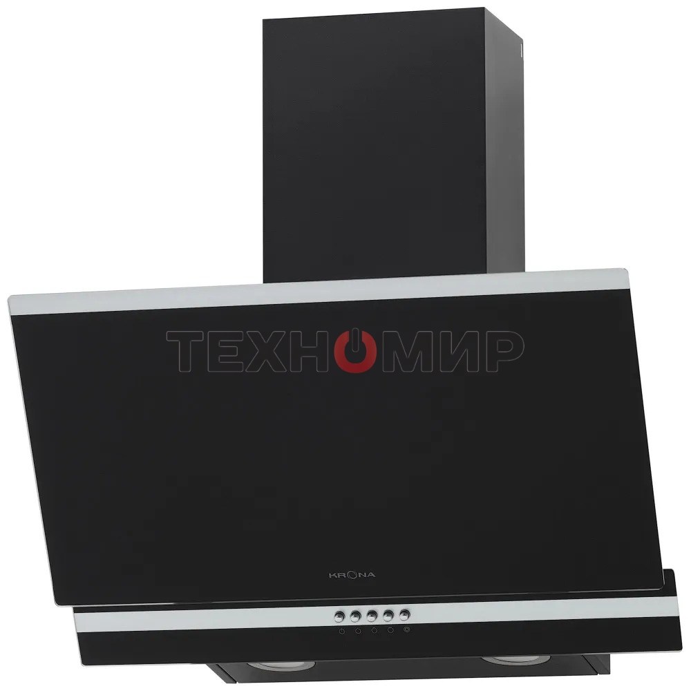 Вытяжка наклонная Krona Irma A 600 Black PB черный, 59.5 см, 1000 куб. м/ч, 62 дБ