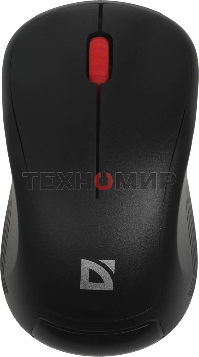Мышь беспроводная Defender Bit MB-205 черный, 1200 dpi, радиоканал, USB, кнопки - 3