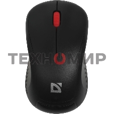 Мышь беспроводная Defender Bit MB-205 черный, 1200 dpi, радиоканал, USB, кнопки - 3