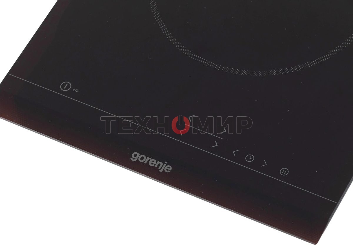 Варочная панель Gorenje ECT321BCSC, конфорок: 2 шт., стеклокерамика, независимая, черный