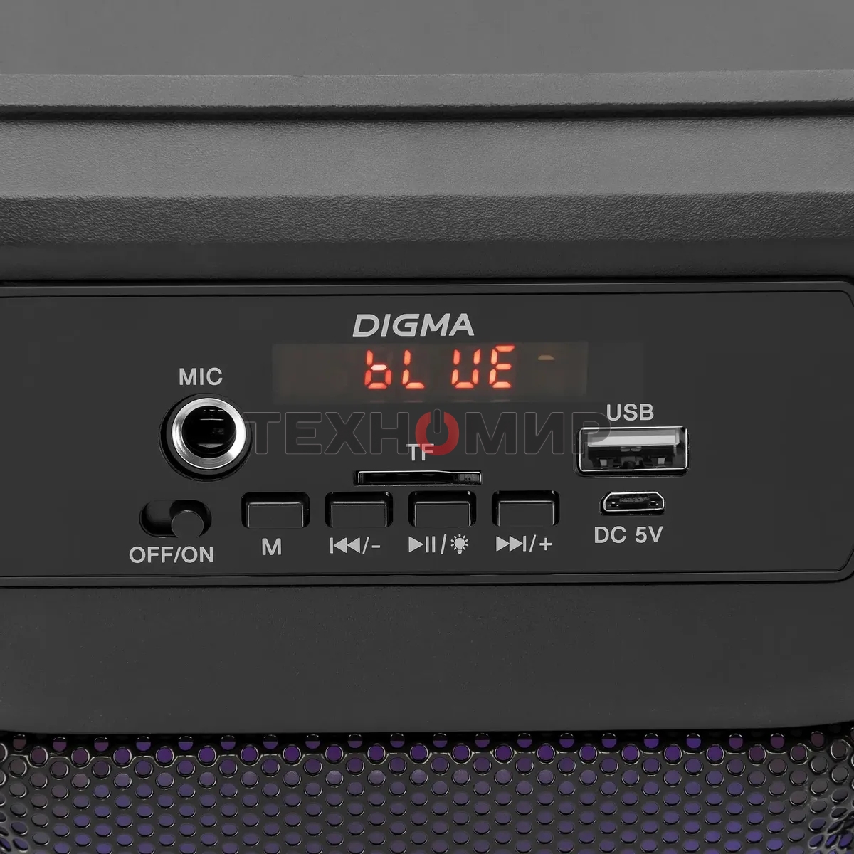 Минисистема Digma D-MC1705 черный 100Вт FM USB BT micro SD