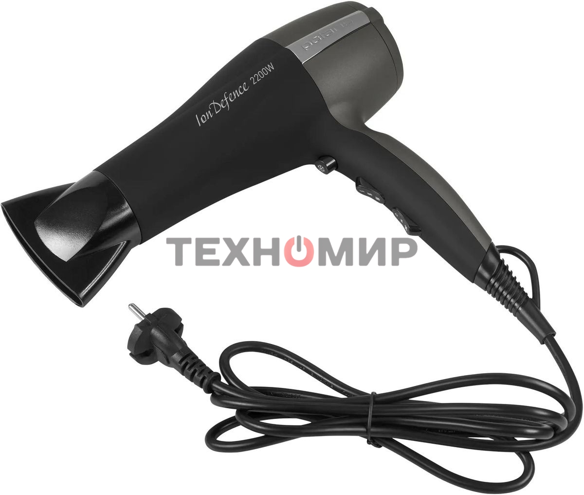 Фен Polaris PHD 2245Ti черный/серый, 2200 Вт, ионизация