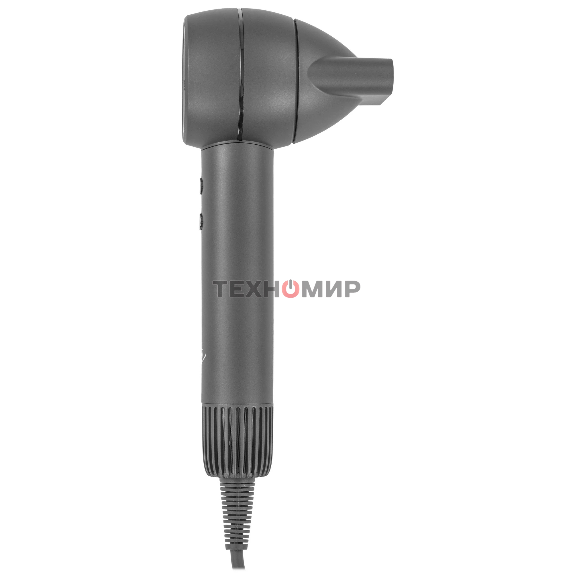 Фен Itel IHD-73 серый, 1300 Вт, компактный, ионизация