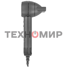 Фен Itel IHD-73 серый, 1300 Вт, компактный, ионизация