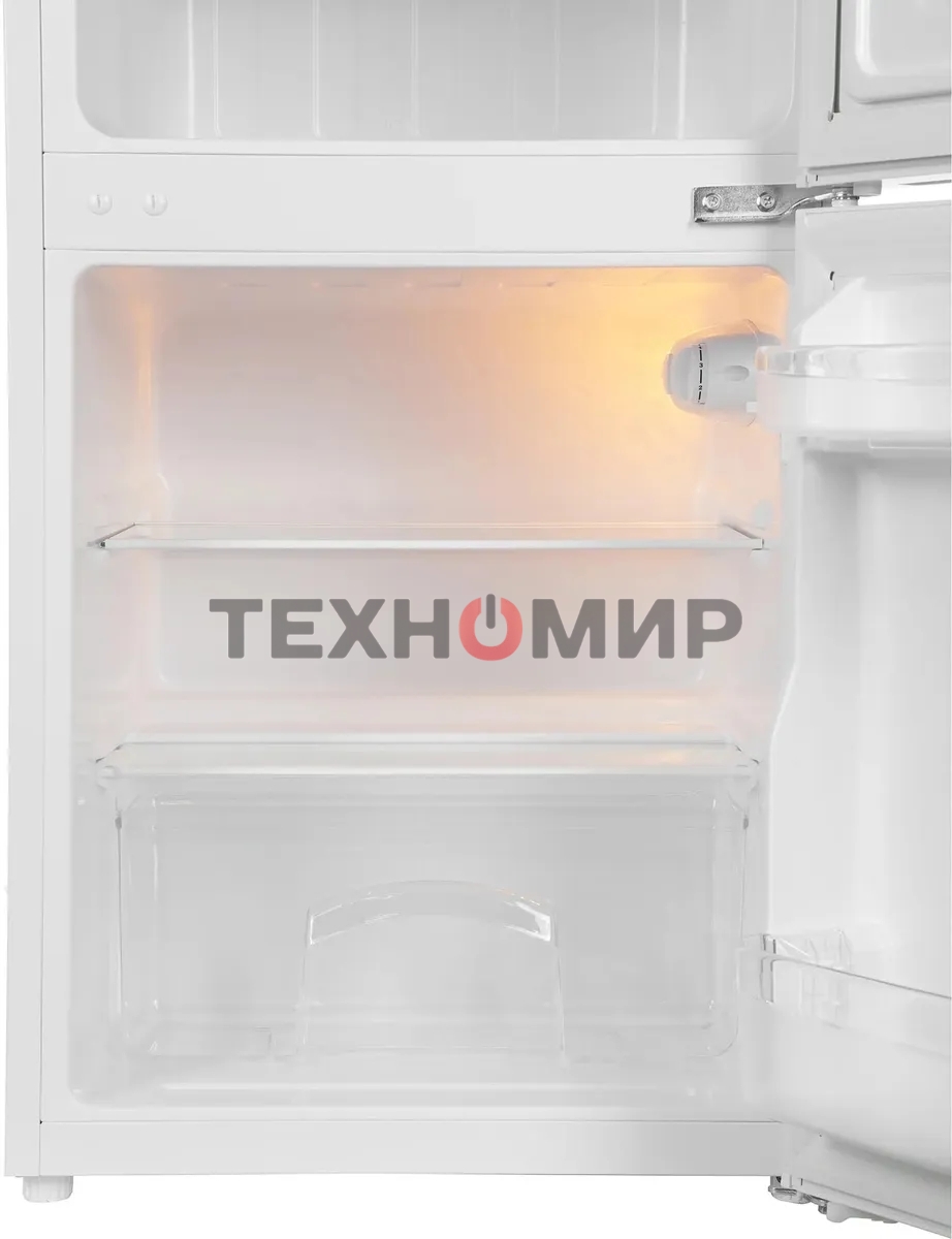 Холодильник Hyundai CT10021H белый двухкамерный 60/25л морозилка сверху, капельная система