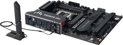 Материнская плата ASUS TUF GAMING X870E-PLUS WIFI7, AM5, AMD X870E, 4xDDR5, 4xSATA, 4xM.2, 1xPCIe 5.0 x16, 1xPCIe 4.0 x4, 1xPCIe 3.0 x1, 1xHDMI, 1x2.5Gb LAN, Wi-Fi 7, Bluetooth 5.4, 2xUSB-C 40Gbps, 3xUSB-A 10Gbps, 4xUSB-A 5Gbps, 4xUSB-A 2.0, 3x3.5 мм, 7.1