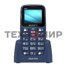 Мобильный телефон Maxvi B110ds синий