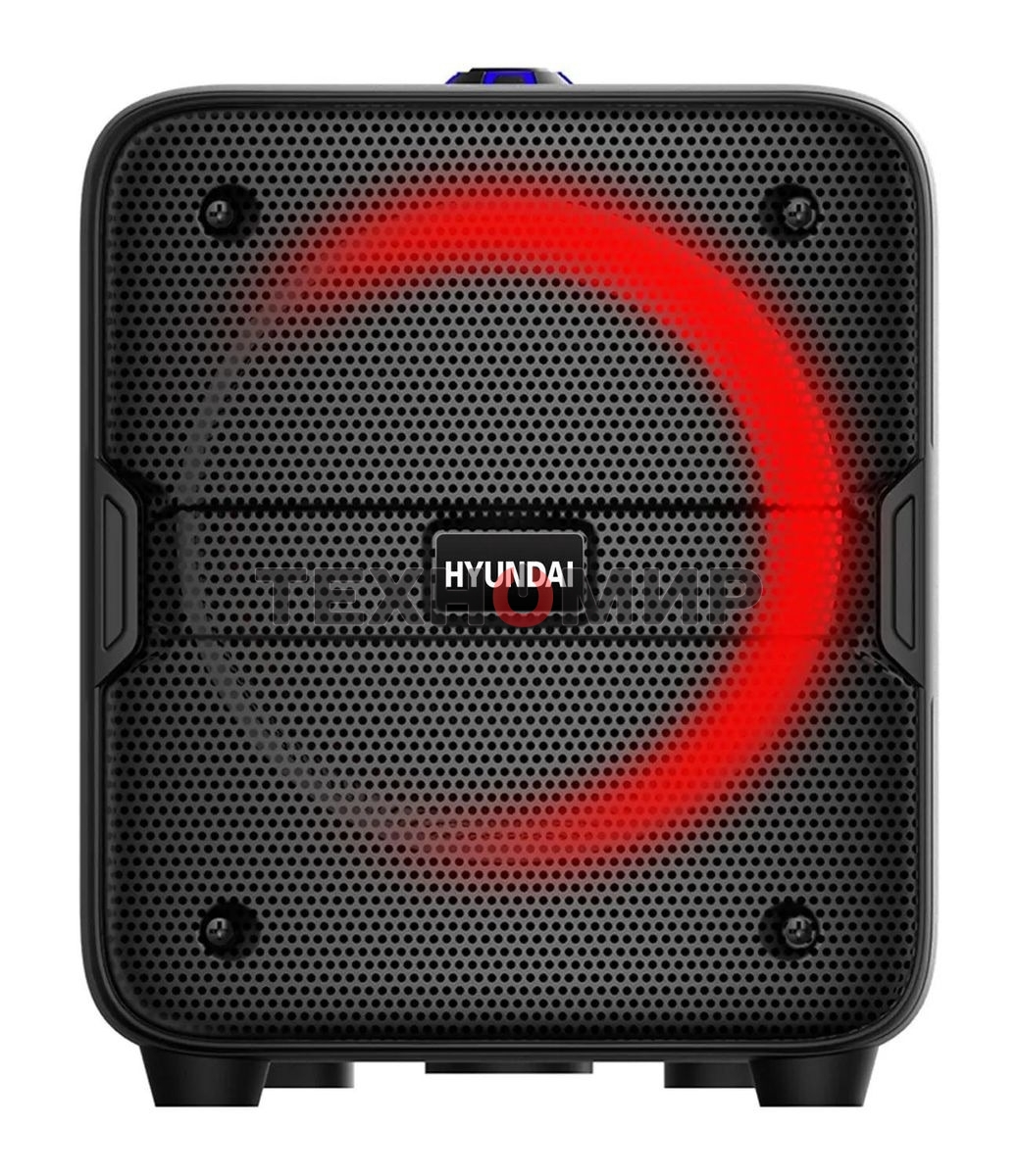 Минисистема Hyundai H-MAC180 черный 30Вт/FM/USB/BT/SD/MMC