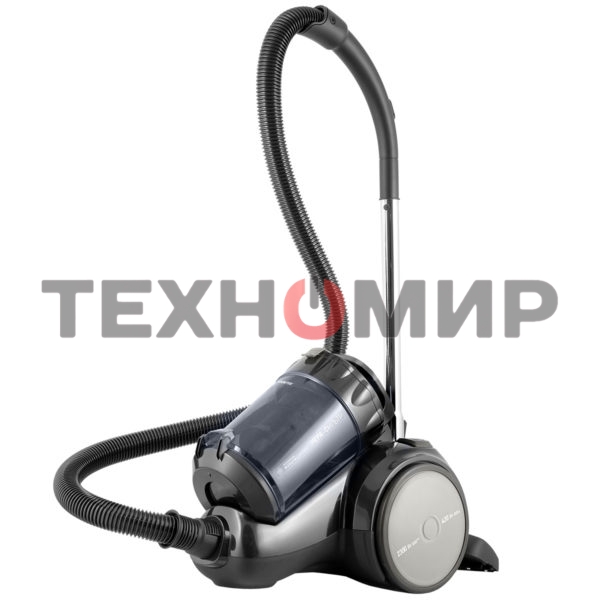 Пылесос Centek CT-2524 черный/серый, 420/2300 Вт, уборка сухая, пылесборник контейнер 2 л