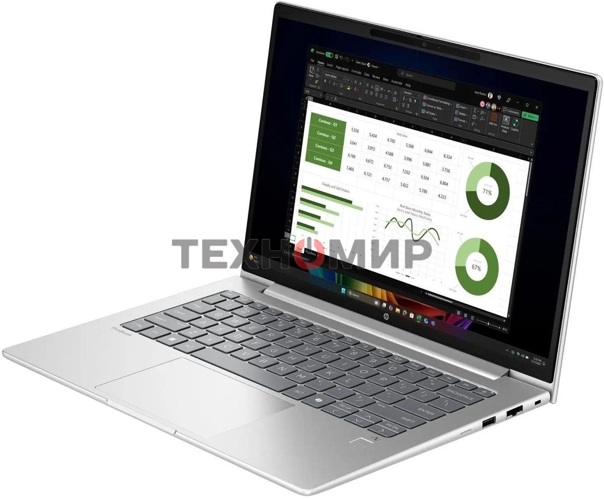 Ноутбук HP ProBook 4 G1q Snapdragon X X1-26-100 16Gb SSD 512Gb Intel Iris Xe graphics 14