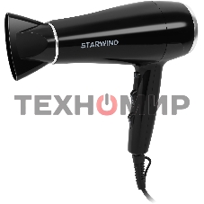 Фен Starwind SHD 7080 2000Вт черный/хром