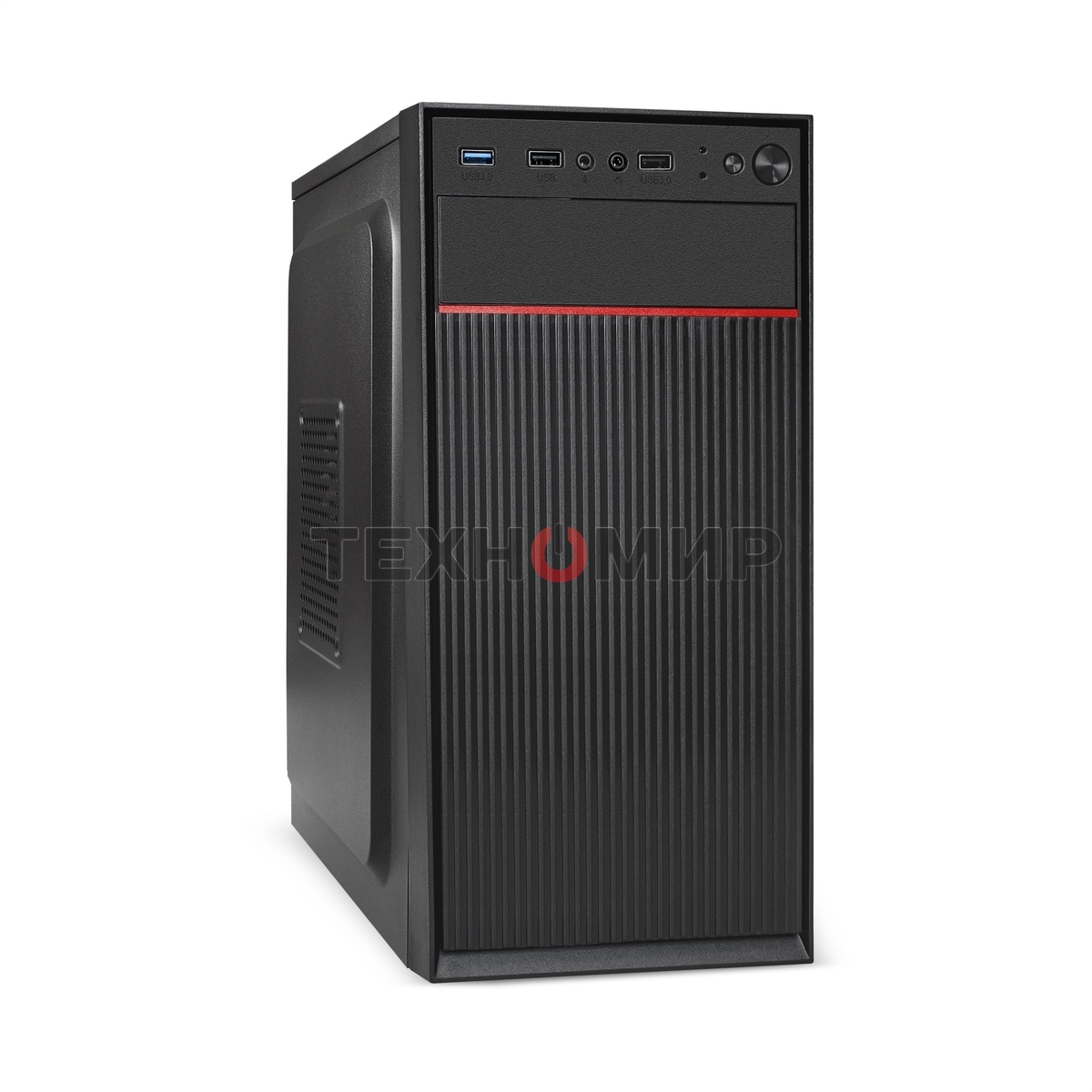 Компьютерный корпус ExeGate BAA-113 EX292347RUS Minitower (mATX, без БП, 2хUSB, аудио, черный)
