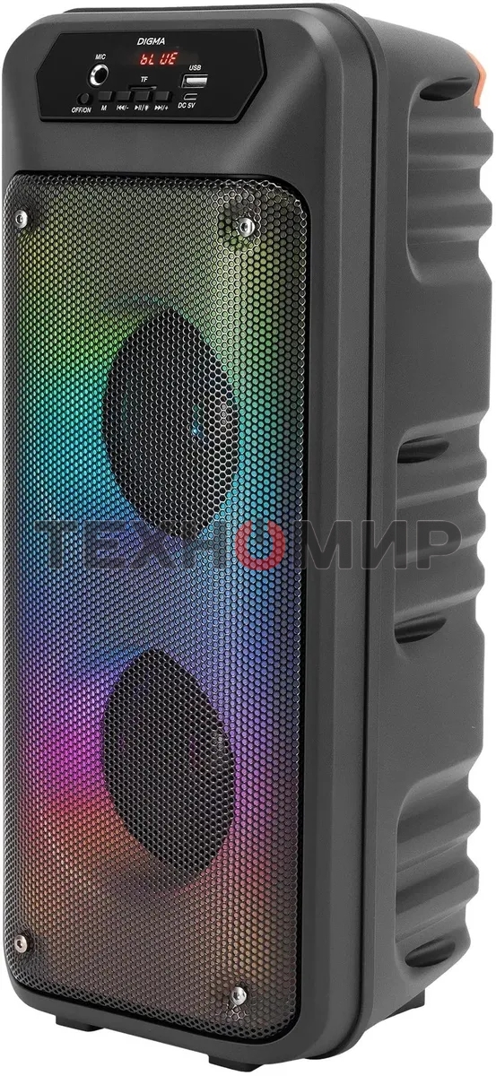 Минисистема Digma D-MC1705 черный 100Вт FM USB BT micro SD