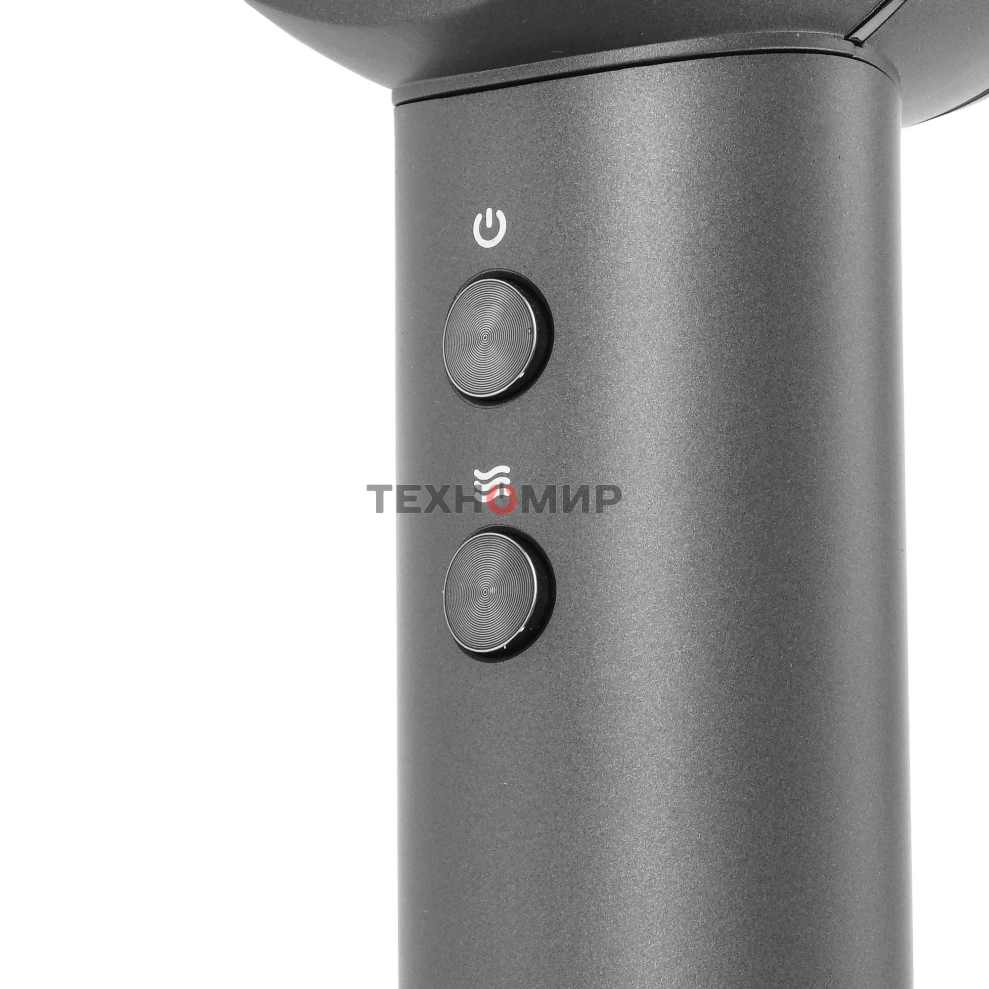 Фен Itel IHD-73 серый, 1300 Вт, компактный, ионизация