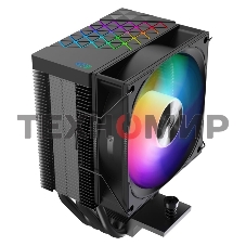 Кулер PCCooler R400 ARGb черный 92мм алюминий+медь 2200r m 30db 4-pin 180W 133мм