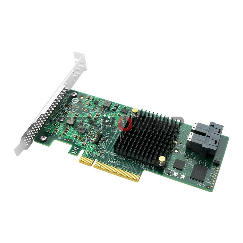 Контроллер ACD SAS3008-8R PCIe 3.0 x8 LP, SAS/SATA 12G, RAID 0,1,10,1E,JBOD, 8port (2xint SFF8643), 3008ROC (аналог LSI 9341-8i), RTL