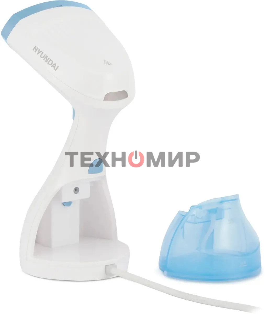 Отпариватель Hyundai H-HS02125 белый/голубой, 1650 Вт, 28 г/мин, 300 мл