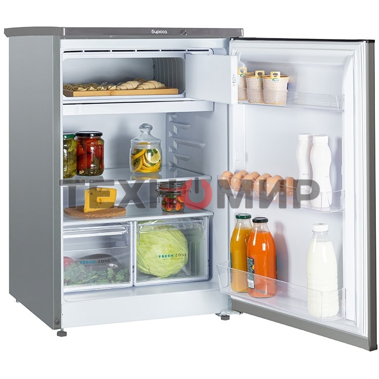 Холодильник Бирюса M508 металлик однокамерный 116/34л морозилка сверху