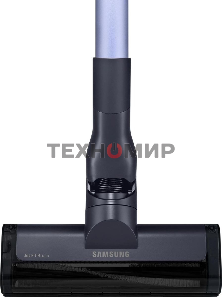 Пылесос вертикальный Samsung VS15A6031R4/EV фиолетовый/черный, питание от аккумулятора, 150 Вт, уборка сухая, пылесборник 0.8 л, работа от АКБ max 40 мин.
