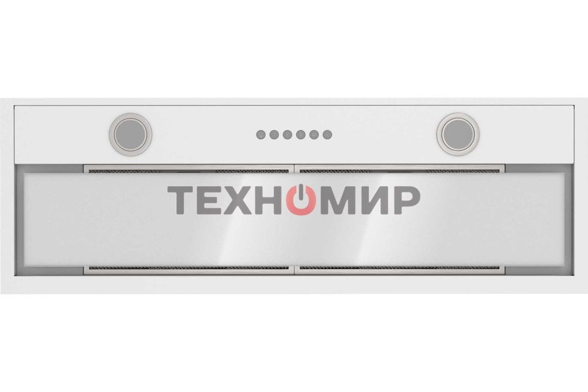 Вытяжка встраиваемая Elikor Cube 90П-1000-Э4Д белый, 90 см, 1000 куб. м/ч, 69 дБ