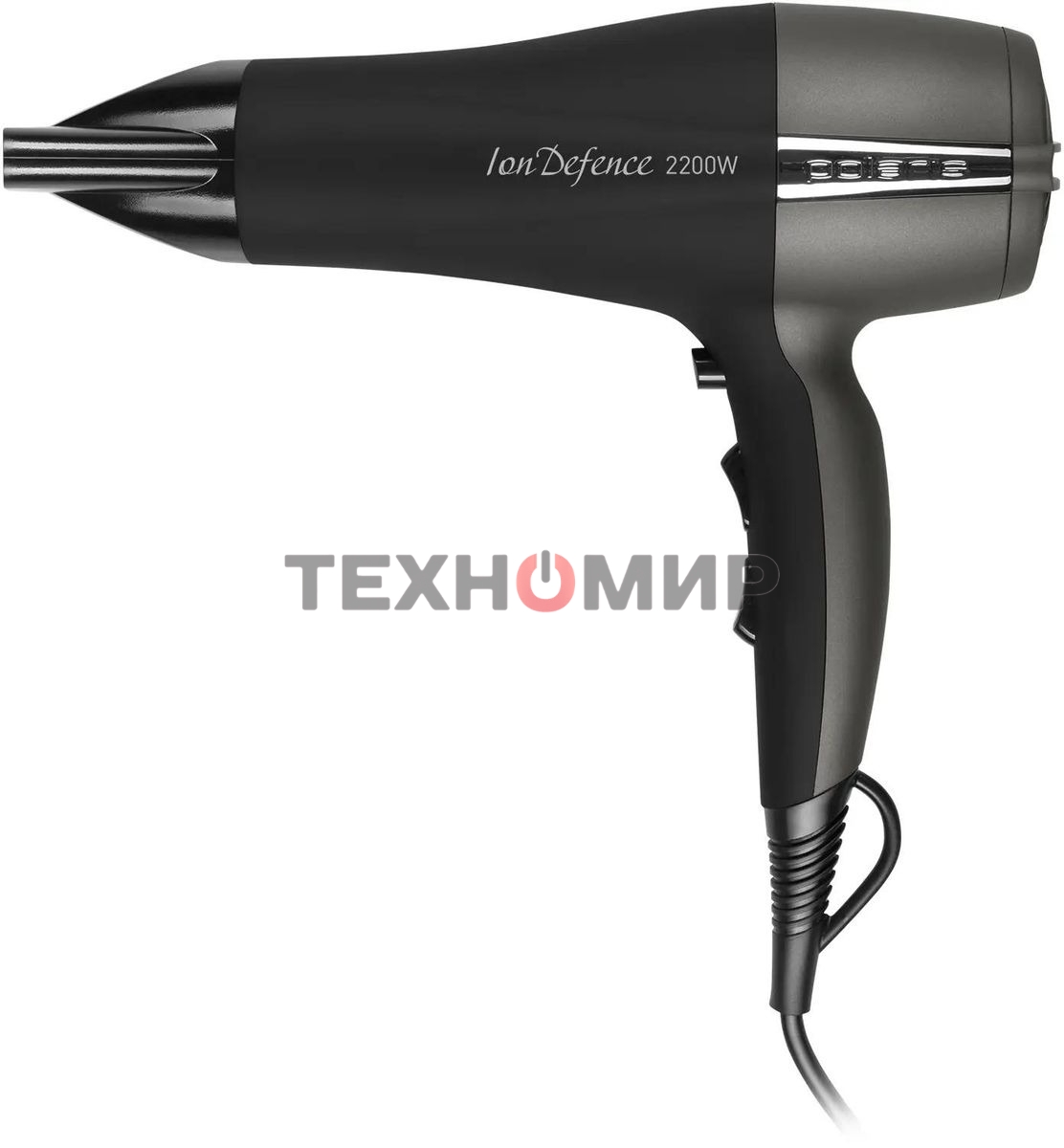 Фен Polaris PHD 2245Ti черный/серый, 2200 Вт, ионизация